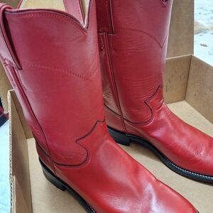 VINTAGE JUSTIN RED CoWGIRL Boots